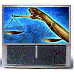 Image of Television amd Scales of Justice